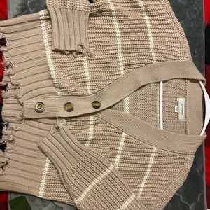 Tan edge ripped cover-up